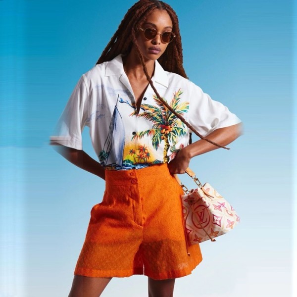 ✨루이비통 여성 화이트 반팔 셔츠 - Louis vuitton Womens White Shirts - lvc963x