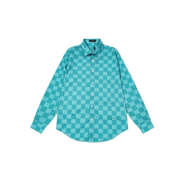 ✨루이비통 남성 블루 셔츠 - Louis vuitton Mens Blue Shirts - lvc1070x