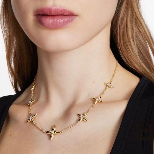 ✨루이비통 여성 골드 목걸이 - Louis vuitton Womens Gold Necklace - acc2010x