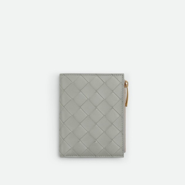 ✨보테가베네타 남/녀 그레이 반지갑 - Bottega Veneta Unisex Gray Wallets - bvw218x