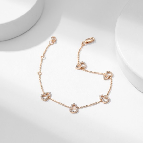 ✨키린 여성 로즈 골드 팔찌 - Qeelin Womens Rose-gold Bangle - acc2040x