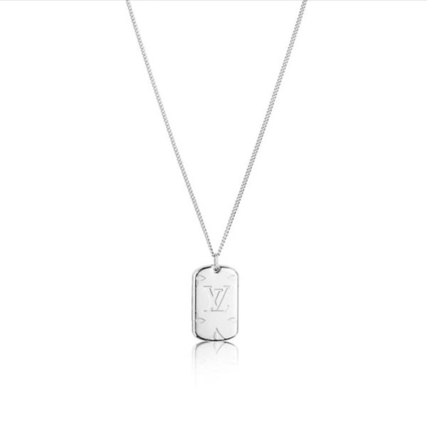 ✨루이비통 남성 화이트 골드 목걸이 - Louis vuitton Mens White-gold Necklace - acc2075x