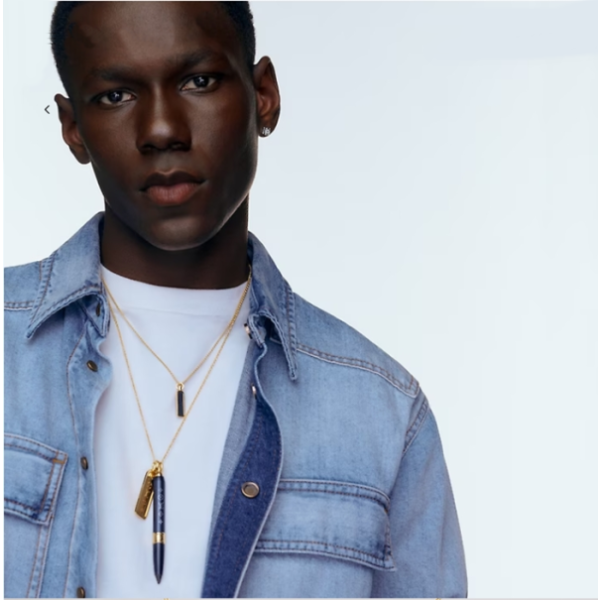 ✨루이비통 남성 라지 택 팬던트 목걸이 - Louis vuitton Mens Large Tag Necklace - acc2081x