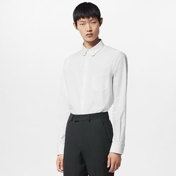 ✨루이비통 남성 화이트 셔츠 - Louis vuitton Mens White Shirts - lvc1186x