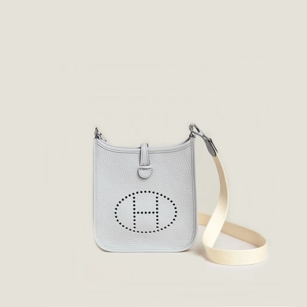 ✨매장판 에르메스 여성 블루 페일 에블린 - Hermes Womens Blue Pale Evelyne - heb2247x