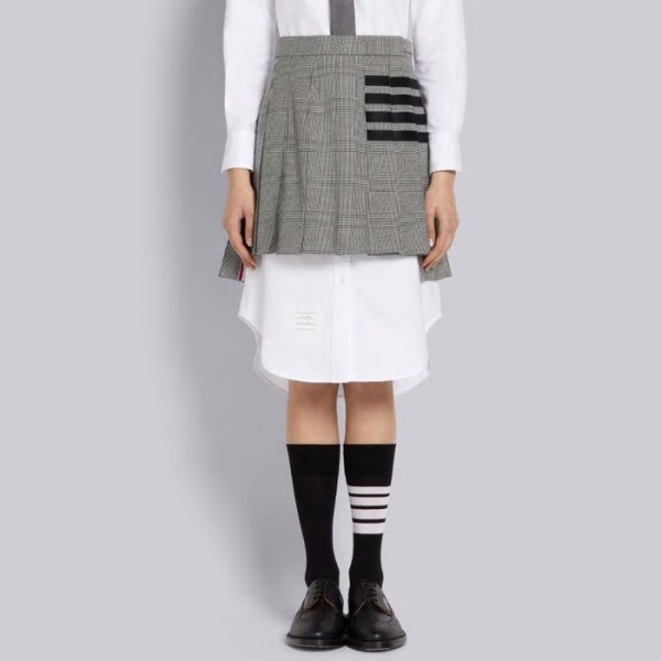 ✨톰브라운 여성 그레이 스커트 - Thom Browne Womens Gray Skirts - thc1210x