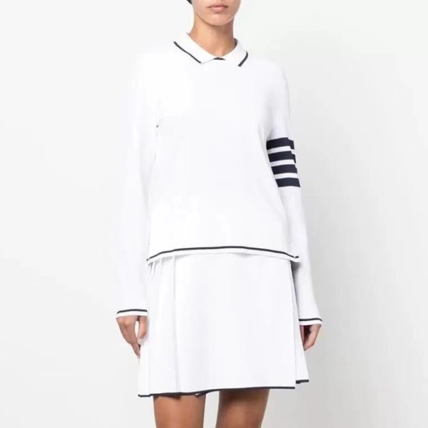 ✨톰브라운 여성 폴로 니트 - Thom Browne Womens Knits - thc1234x
