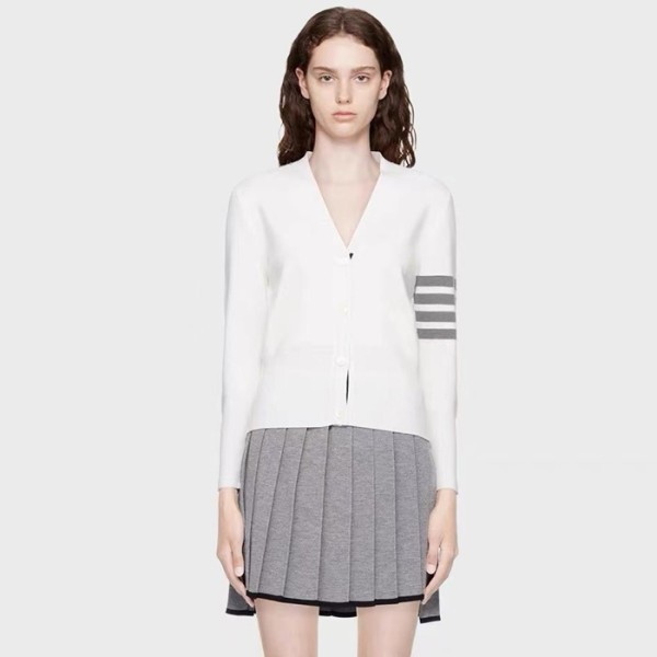 ✨톰브라운 여성 브이넥 가디건 - Thom Browne Womens Cardigan - thc1249x