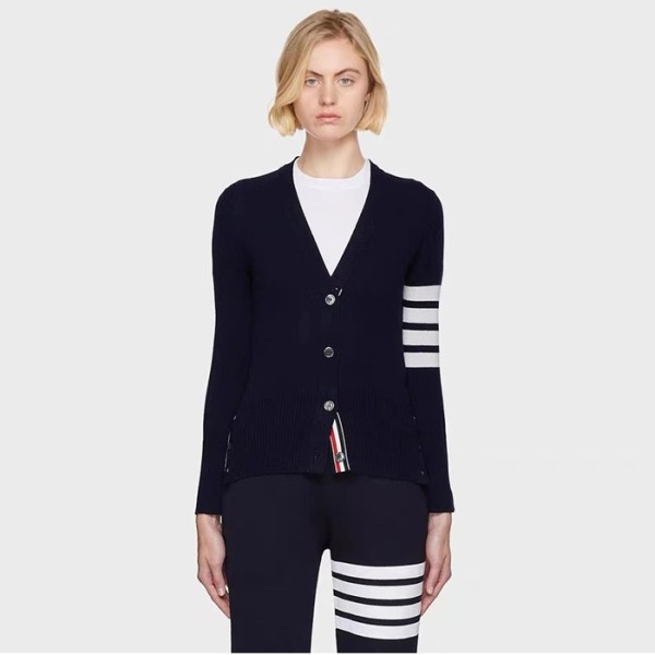 ✨톰브라운 여성 브이넥 가디건 - Thom Browne Womens Cardigan - thc1250x