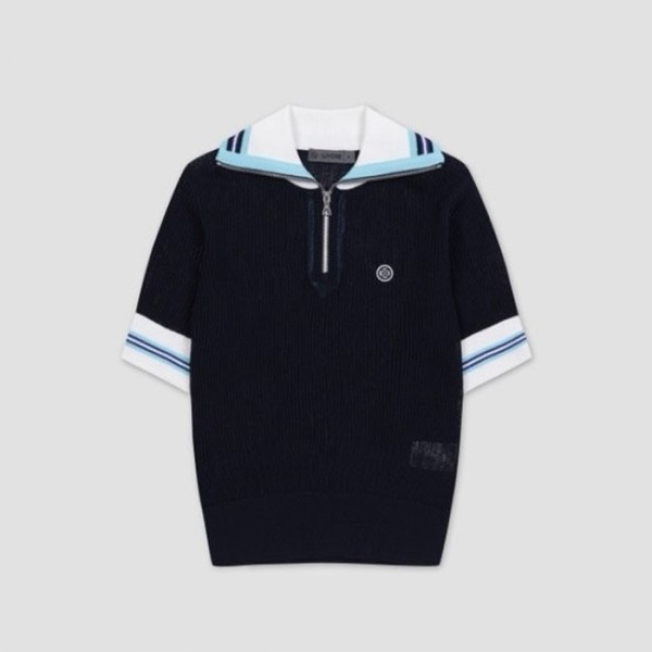 ✨[G/FORE] 지포어 여성 컬러 립 니트 폴로 스웨터 - gol1149x
