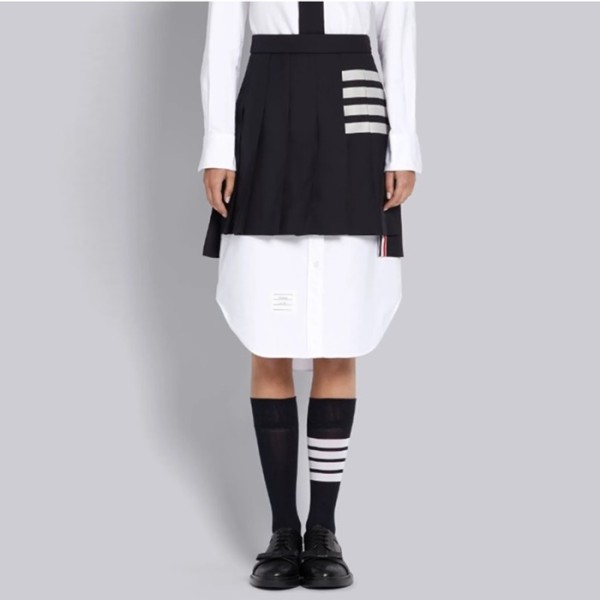 ✨톰브라운 여성 그레이 스커트 - Thom Browne Womens Gray Skirts - thc1283x