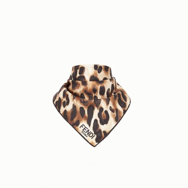 ✨펜디 여성 레오파드 스카프 - Fendi Womens Leopard Scarf - acc2165x