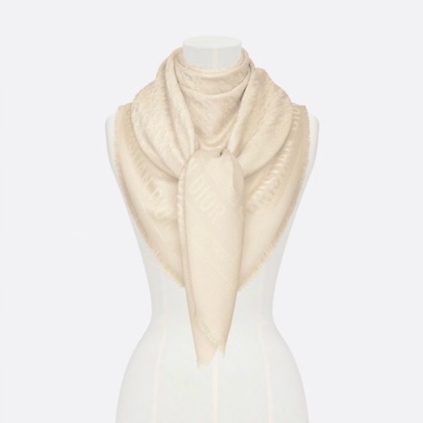 ✨디올 여성 크림 스카프 - Dior Womens Cream Scarf - acc2169x