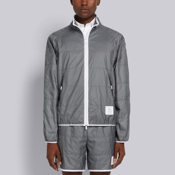 ✨톰브라운 남성 그레이 자켓 - Thom Browne Mens Gray Jackets - thc1363x