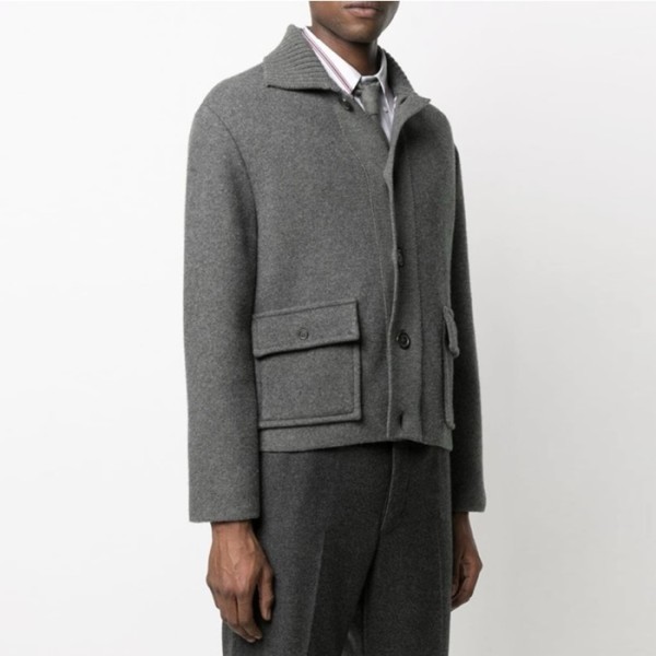 ✨톰브라운 남성 폴로 니트 - Thom Browne Mens Polo Knits - thc1375x