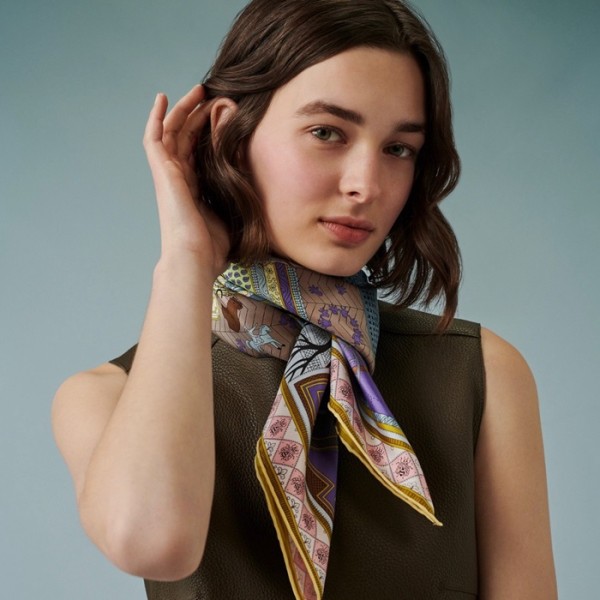 ✨에르메스 여성 블루 스카프 - Hermes Womens Blue Scarf - acc2205x