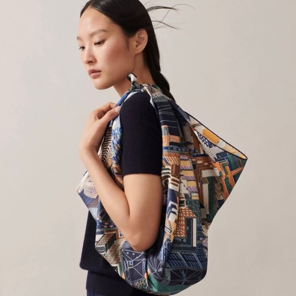 ✨에르메스 여성 블루 스카프 - Hermes Womens Blue Scarf - acc2209x