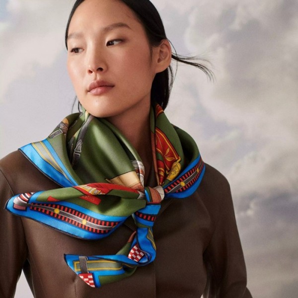 ✨에르메스 여성 그린 스카프 - Hermes Womens Green Scarf - acc2245x