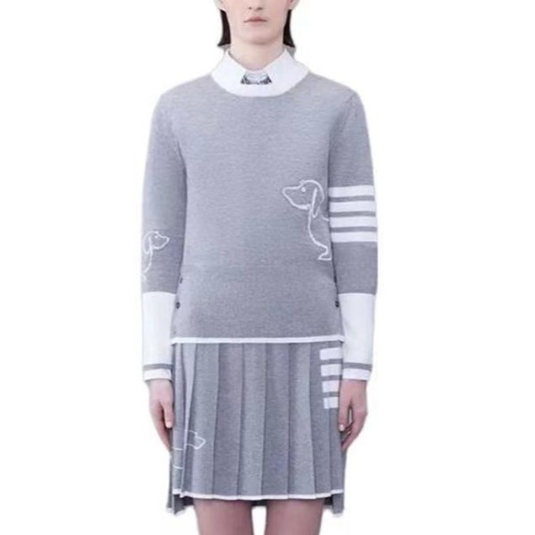 ✨톰브라운 여성 라운드 니트 - Thom Browne Womens Knits - thc1434x