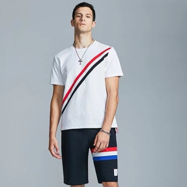 ✨톰브라운 남성 클래식 반바지 - Thom Browne Mens Classic Half-pants - thc1442x