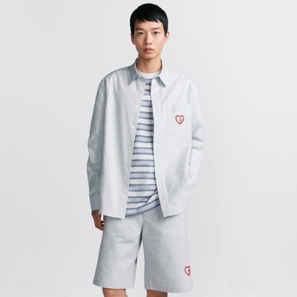 ✨디올 남성 블루 셔츠 - Dior Mens Dress Shirts - dic1495x
