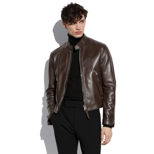 ✨톰포드 남성 가죽 자켓 - Tom Ford Mens Leather Jackets - toc1523x