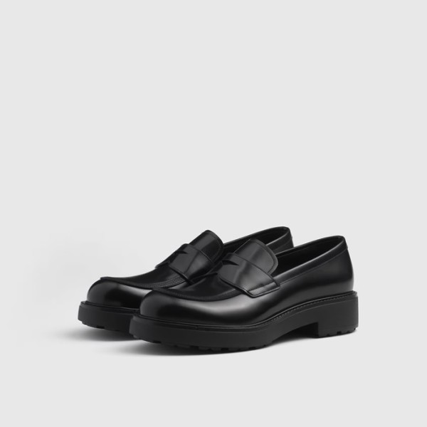 ✨프라다 남성 블랙 로퍼 - Prada Mens Black Loafer - prs1358x