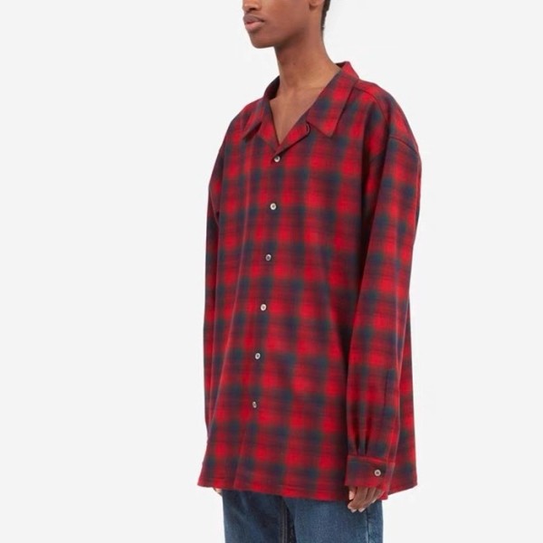 ✨메종 마르지엘라 남성 체크 셔츠 - Maison margiela Mens Flannel Shirt - mac1815x