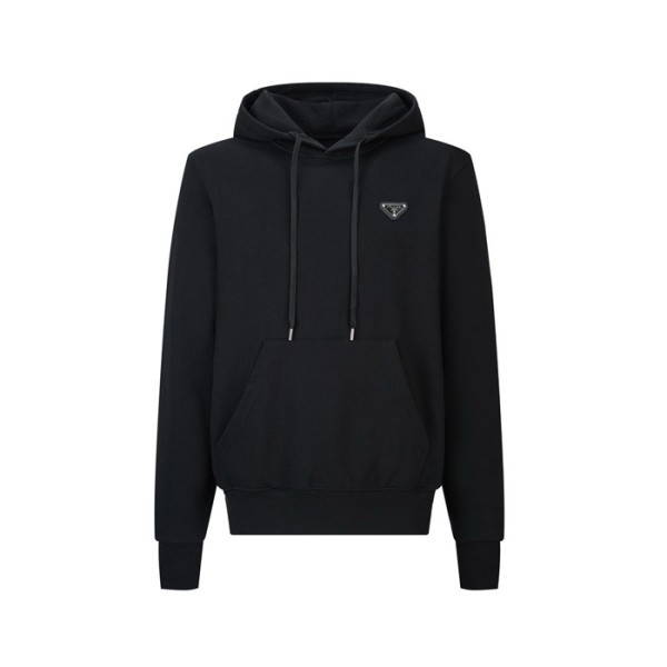 ✨프라다 남성 블랙 후드티 - Prada Mens Black Hoodie - prc1828x
