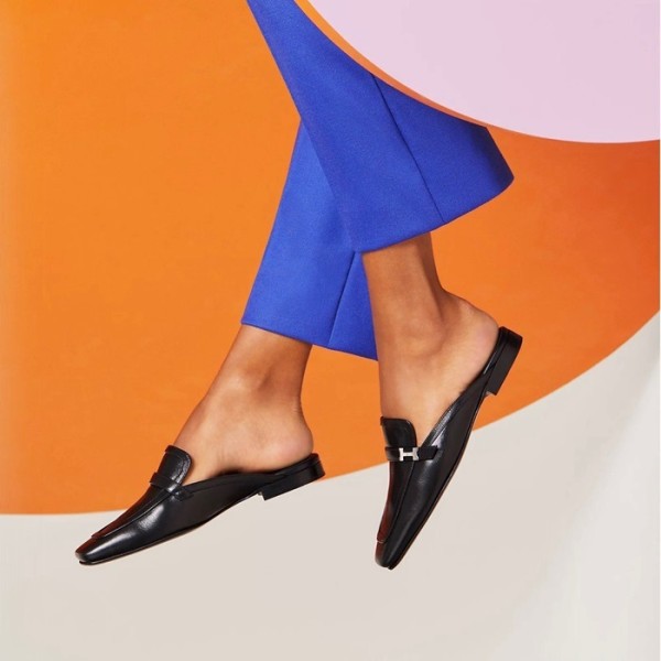 ✨에르메스 여성 그루피 레더 뮬 - Hermes Womens Groupie Mules - hes1362x