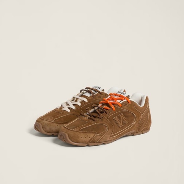 ✨미우미우 x 뉴발런스 여성 브라운 스니커즈 - Miumiu x New Balance Womens Sneakers - mis1365x