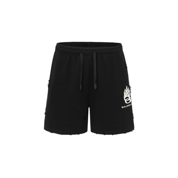 ✨발렌시아가 남성 블랙 반바지 - Balenciaga Mens Black Half-pants - bac1883x