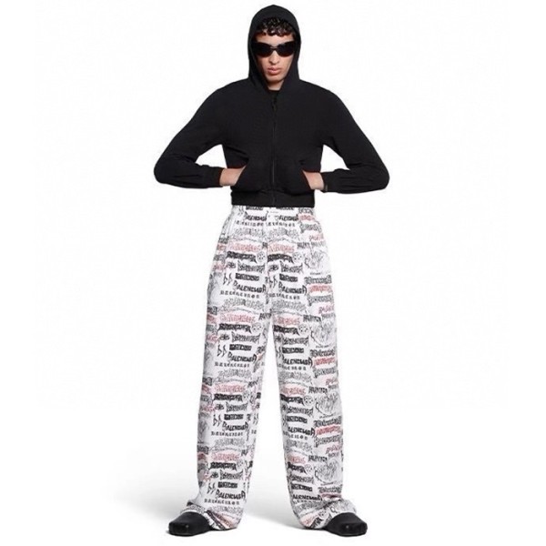 ✨발렌시아가 남성 화이트 팬츠 - Balenciaga Mens White Pants - bac1891x