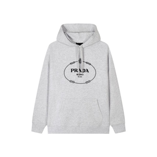 ✨프라다 남성 캐쥬얼 후드티 - Prada Mens Gray Hoodie - prc1911x