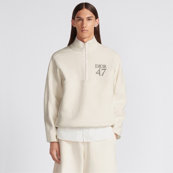 ✨디올 남성 집업 긴팔티 - Dior Mens White Tshirts - dic1924x