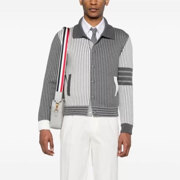 ✨톰브라운 남성 폴로 가디건 - Thom Browne Mens Cardigan - thc1948x