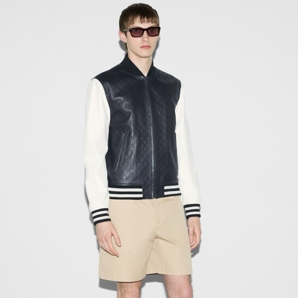 ✨구찌 남성 가죽 자켓 - Gucci Mens Black Jackets - guc2099x