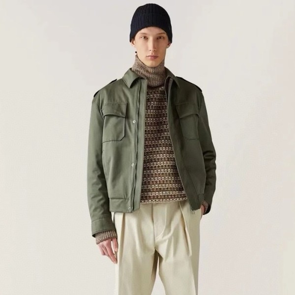 ✨로로피아나 남성 카키 재킷 - Loro Piana Mens Khaki Jackets - lpc2100x