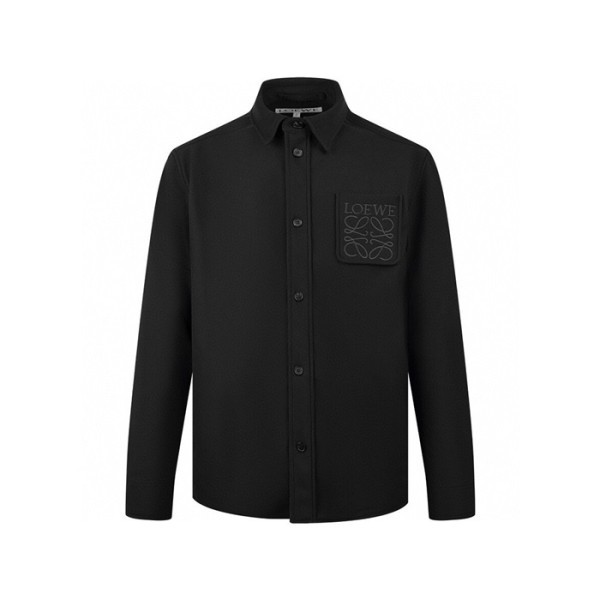 ✨로에베 남성 블랙 셔츠 - Loewe Mens Black Shirts - loc2146x