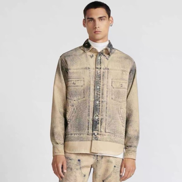 ✨디올 남성 캔버스 셔츠 - Dior Mens Canvas Shirts - dic2205x