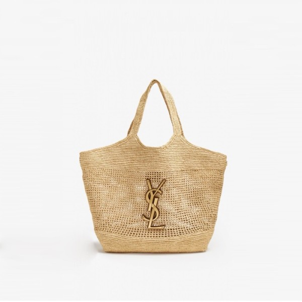 ✨입생로랑 여성 라피아 크로셰 쇼퍼백 - Saint Laurent Womens Icare Shopper - ysb2497x