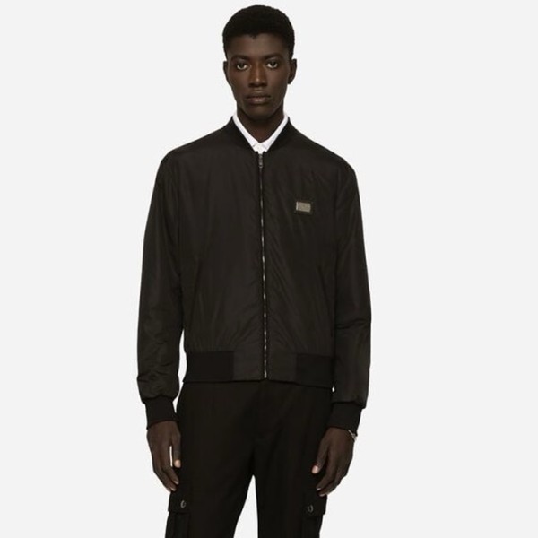 ✨돌체앤가바나 남성 블랙 블루종 - Dolce&Gabbana Mens Black Blouson - doc2225x