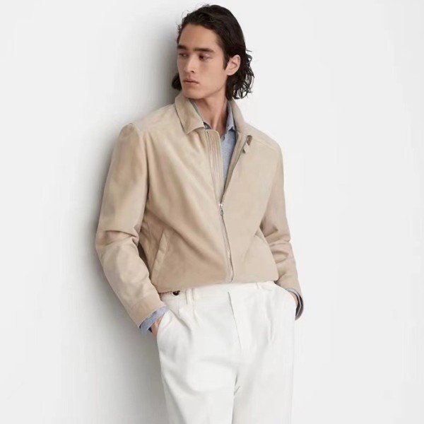 ✨브루넬로쿠치넬리 남성 가죽 자켓 - Brunello Cucinelli Mens Polo Jackets - brc2227x