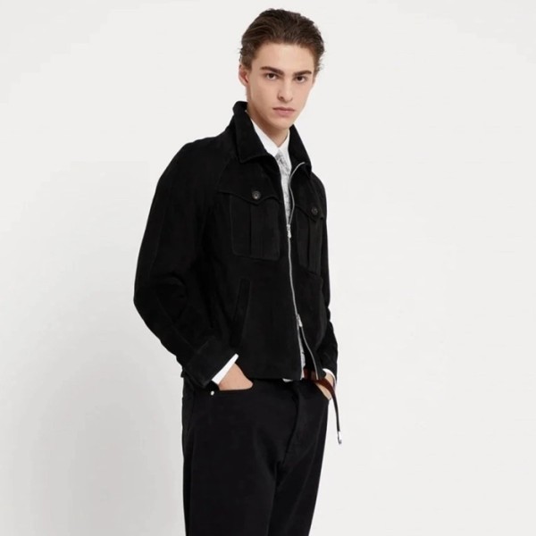 ✨브루넬로쿠치넬리 남성 가죽 자켓 - Brunello Cucinelli Mens Leather Jackets - brc2229x