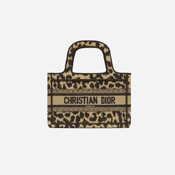 ✨디올 여성  멀티컬러 베이지 자수 북 토트백 미니 - Dior Embroidery Mini Tote Bag- di2580z