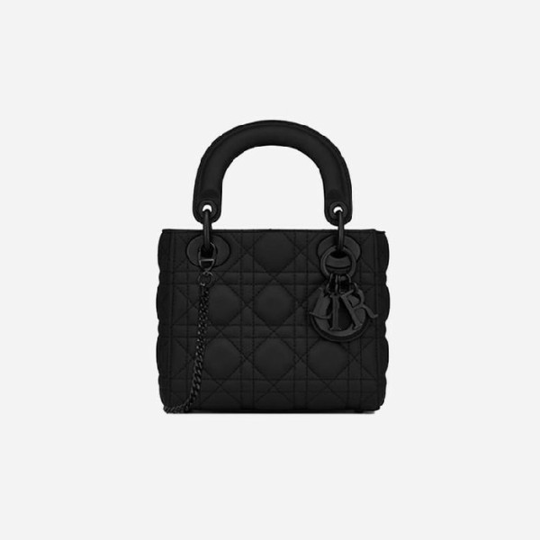 ✨디올 여성 블랙 울트라 매트 까나쥬 레이디백 미니 - Dior Ultra Mat Cannage Lady Mini Bag- di2597z