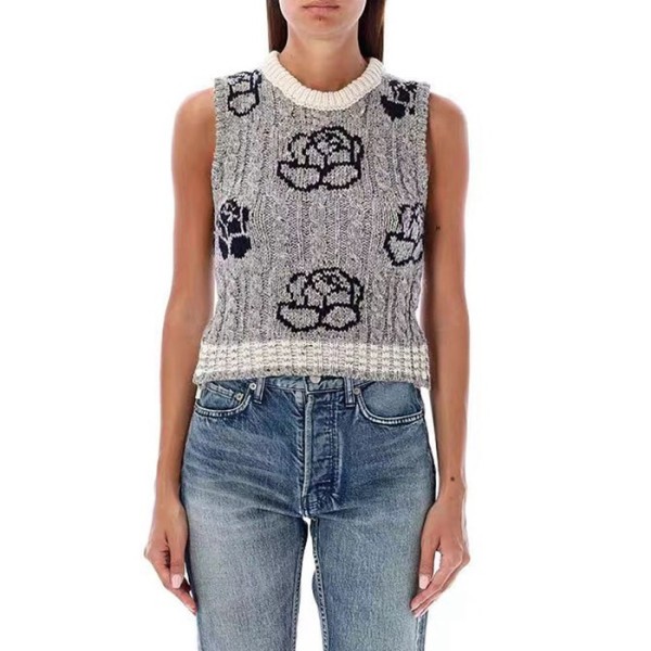 ✨톰브라운 여성 라운드 베스트 - Thom Browne Womens Best - thc2337x