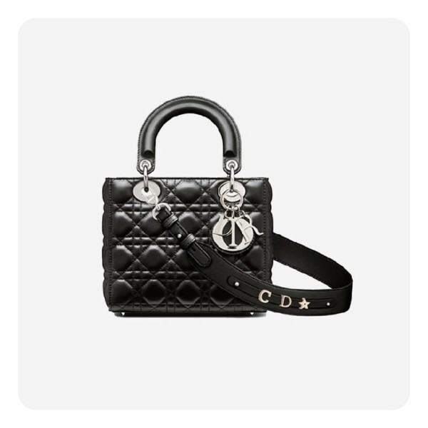 ✨디올 여성 블랙 까나쥬 레이디백 스몰 - Dior Cannage Lady Small Bag- di2601z
