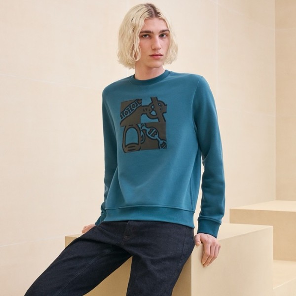 ✨에르메스 남성 라운드 맨투맨 - Hermes Mens Round Tshirts - hec2368x