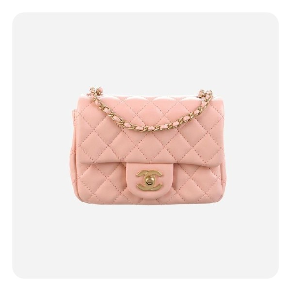 ✨샤넬 쁘띠삭 플랩백 핑크 골드 - Chanel Petit Sac flap Bag - ch2645z